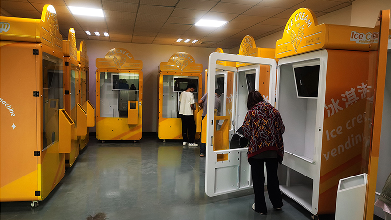 Ice cream vending machines help promote green living!